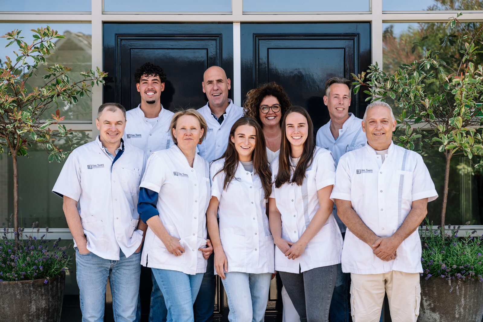 Het team van Van Toorn Tandtechniek voor het tandtechnisch laboratorium in Kerk-Avezaath
